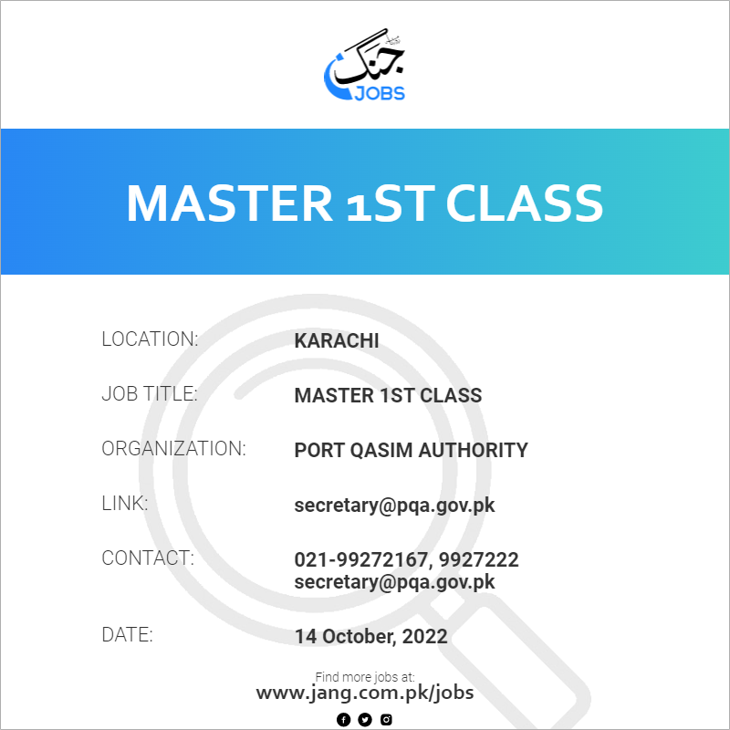 Master 1ST Class