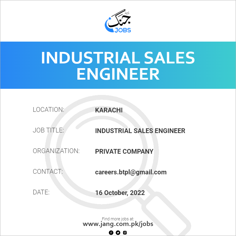 Industrial Sales Engineer