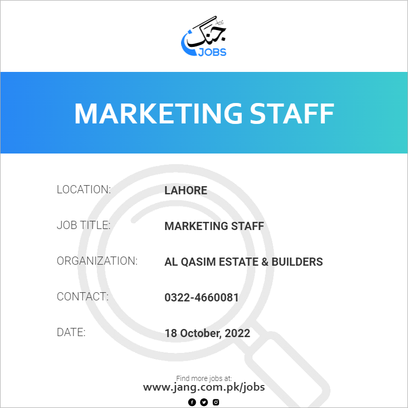 Marketing Staff