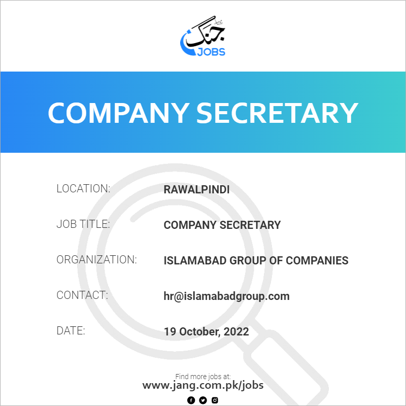 Company Secretary 