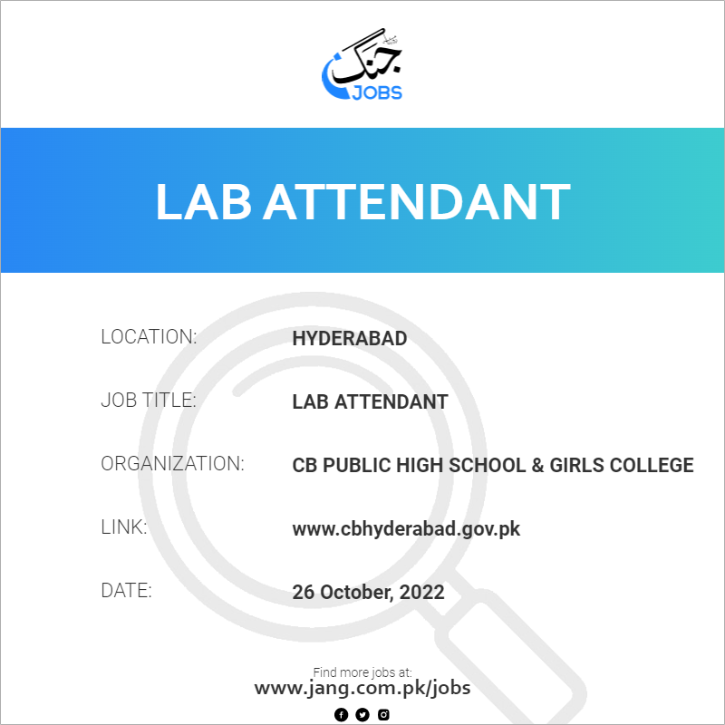 Lab Attendant Salary Per Month In Pakistan