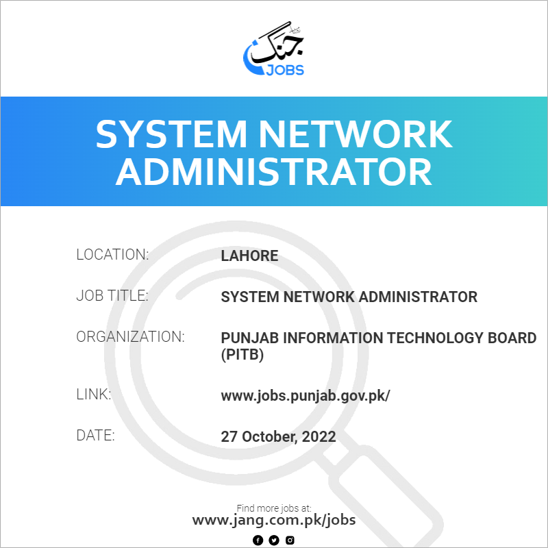 System Network Administrator