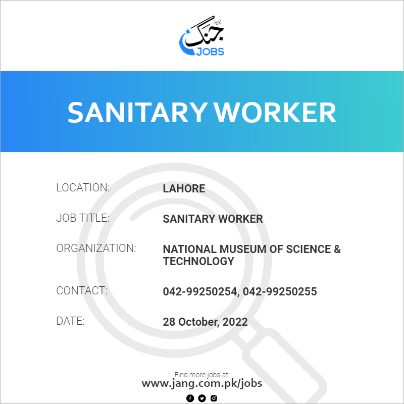 Sanitary Worker