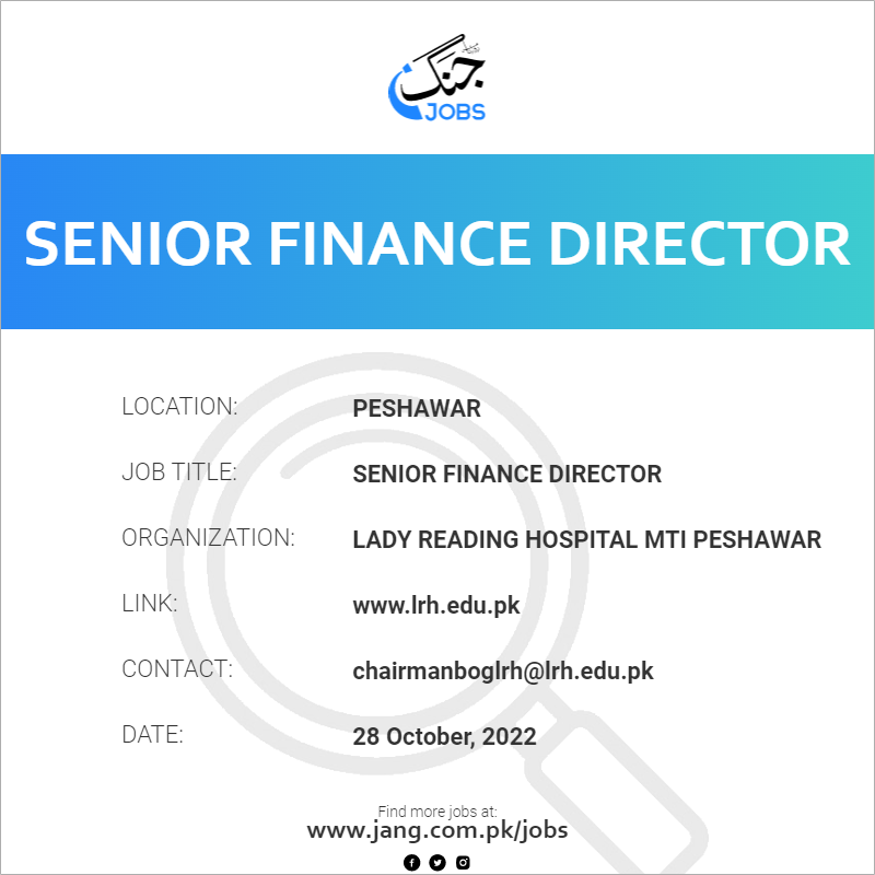 Senior Finance Director