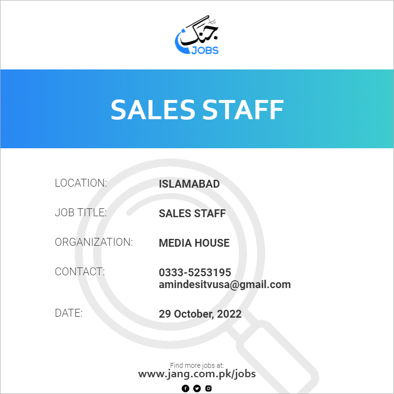 Sales Staff