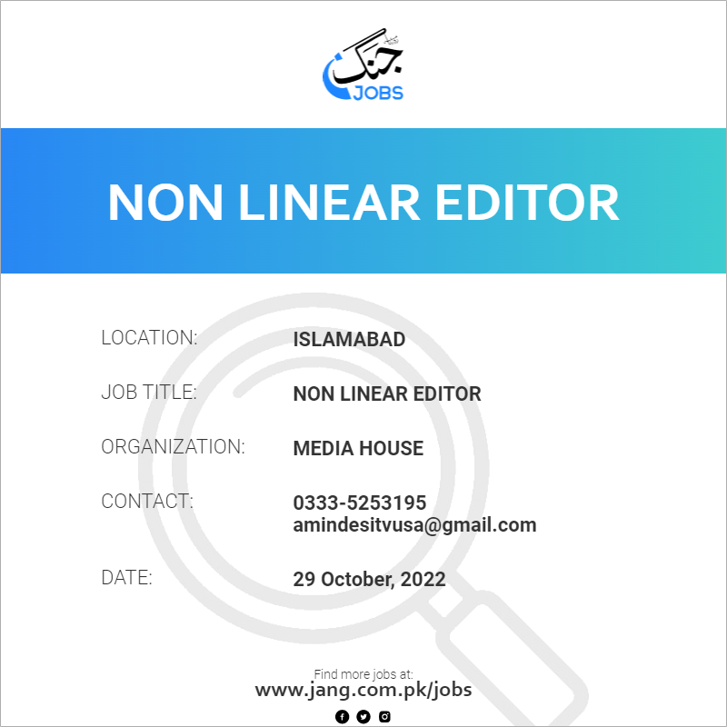 Non Linear Editor