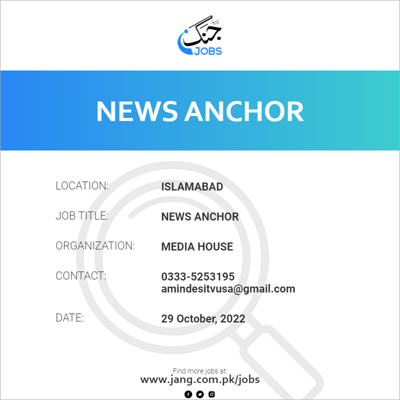 News Anchor