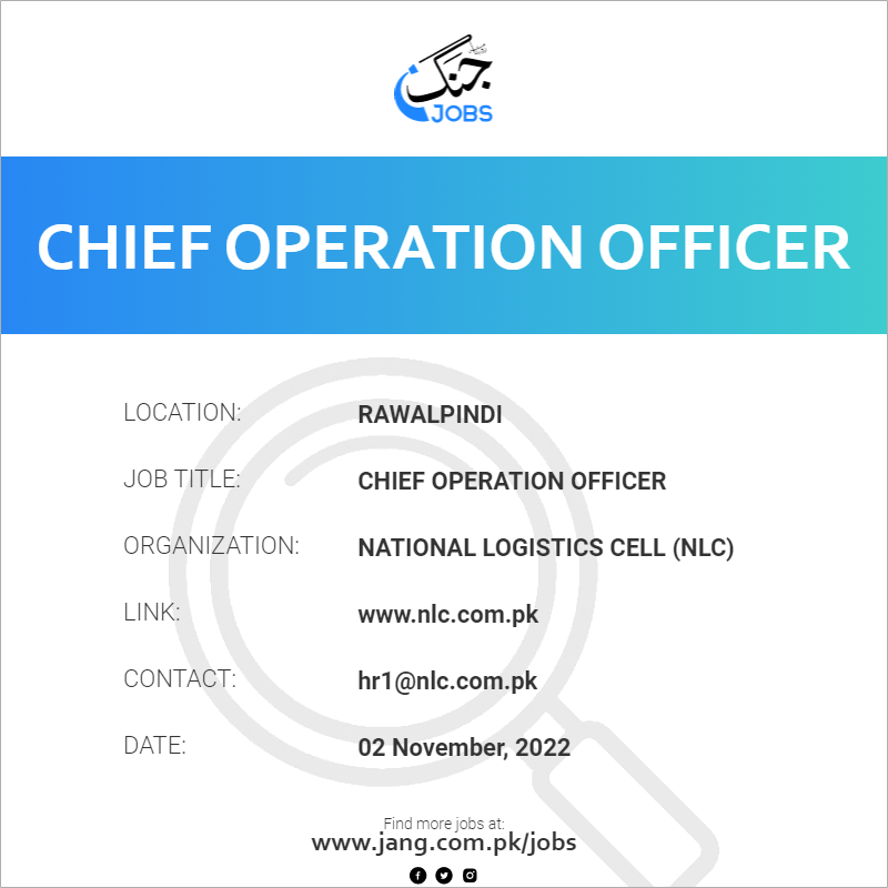 Chief Operation Officer