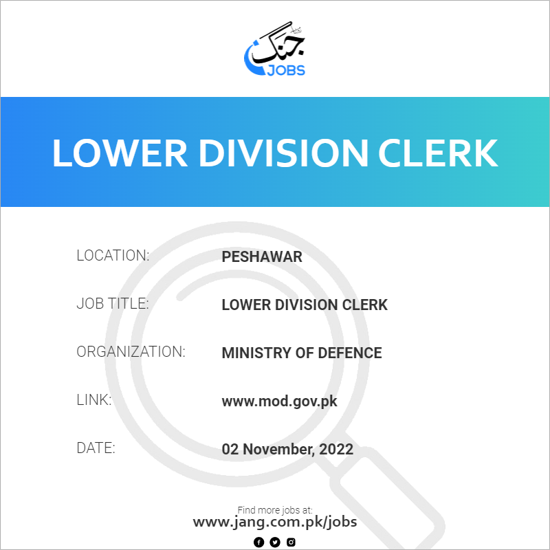 Lower Division Clerk