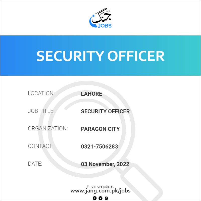 Security Officer