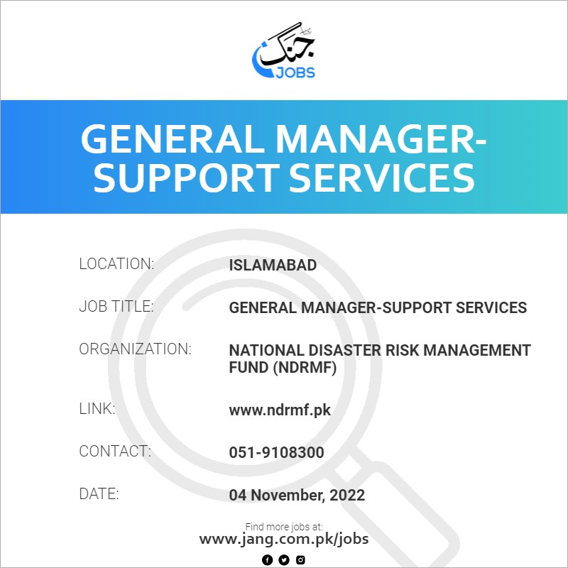 General Manager-Support Services