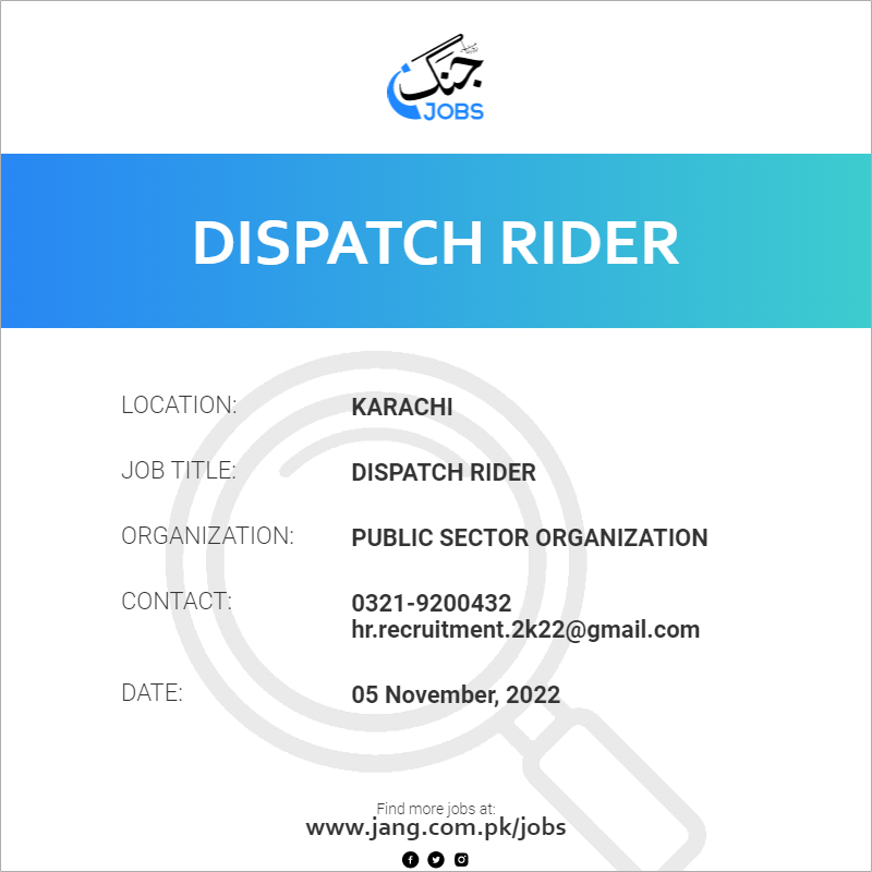 Dispatch Rider