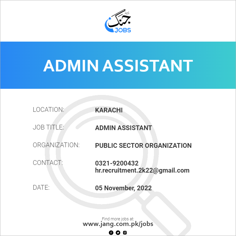 Admin Assistant