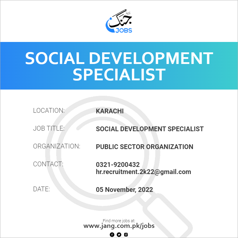 Social Development Specialist