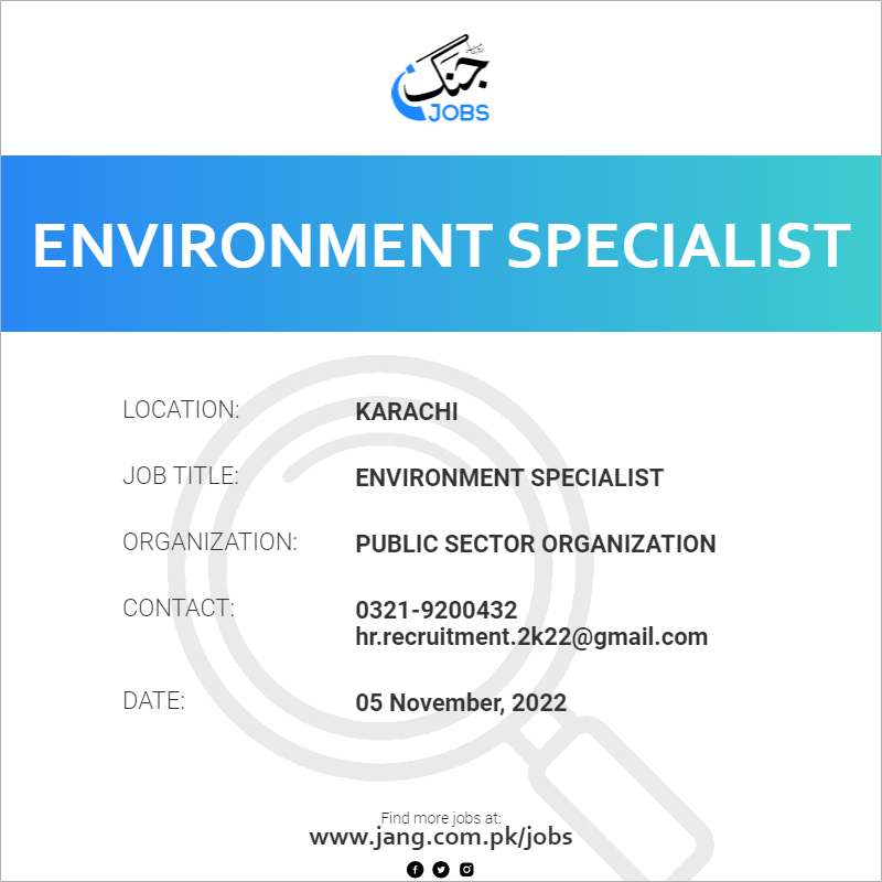 Environment Specialist