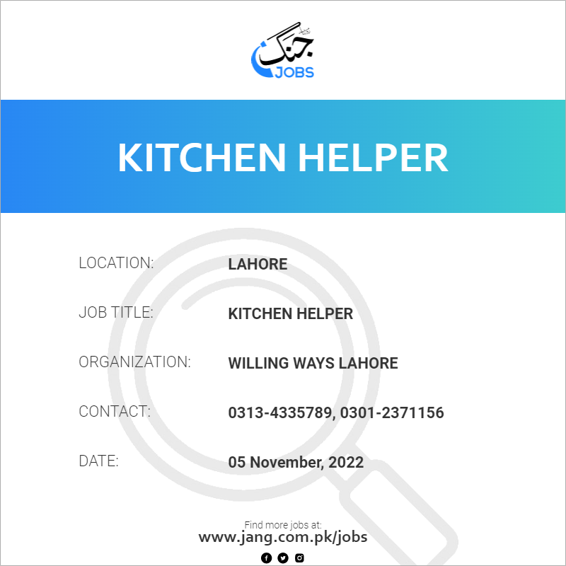 Kitchen Helper