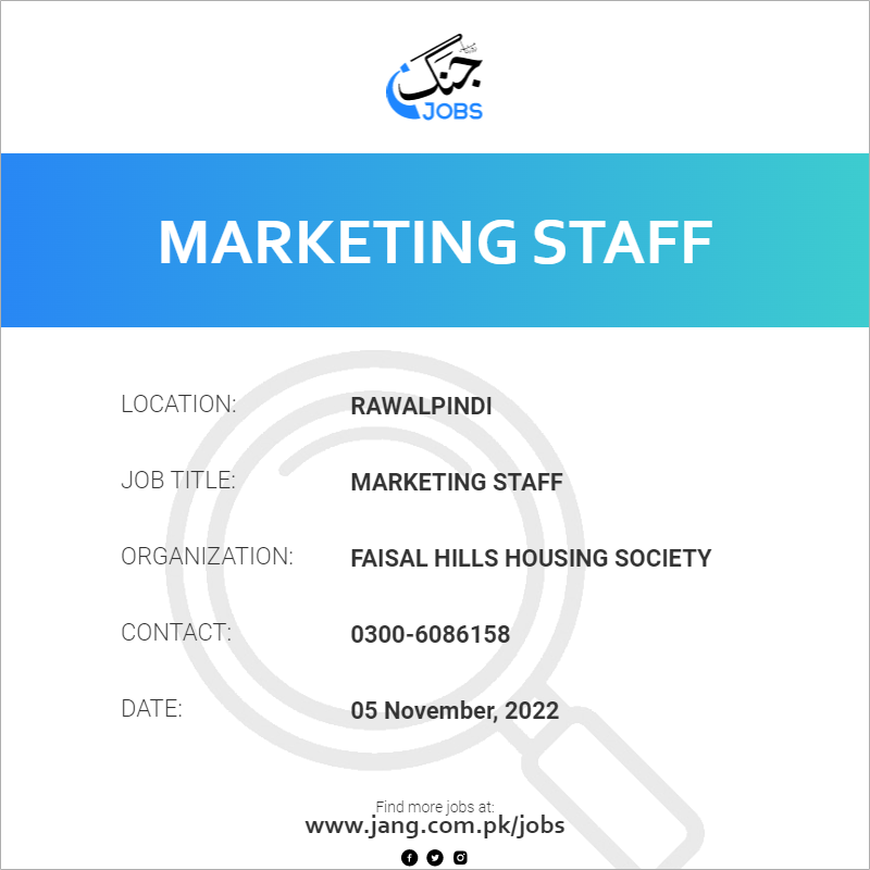 Marketing Staff