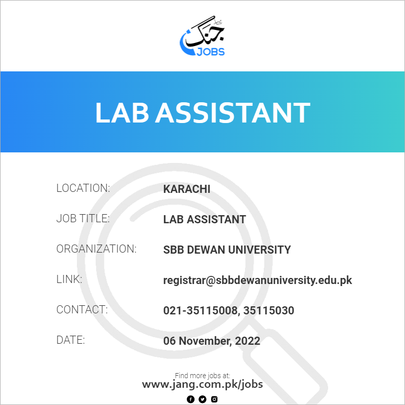 lab-assistant-job-sbb-dewan-university-jobs-in-karachi-54678