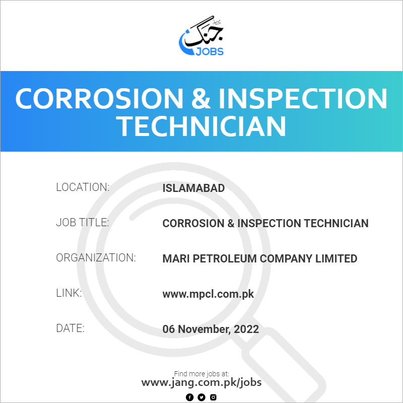 Corrosion & Inspection Technician