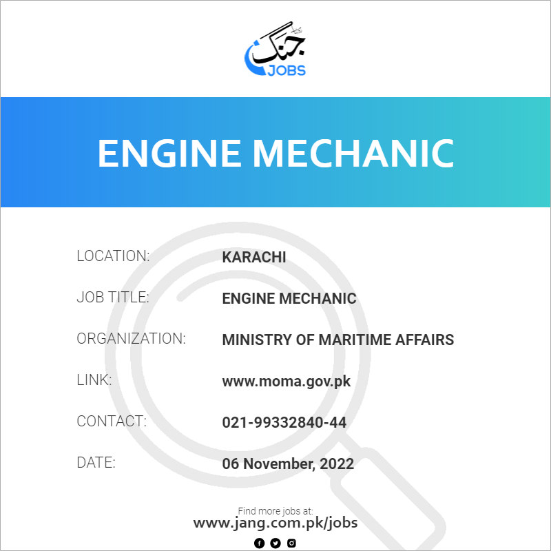 Engine Mechanic