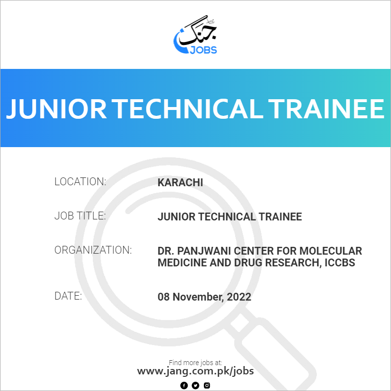 Junior Technical Trainee