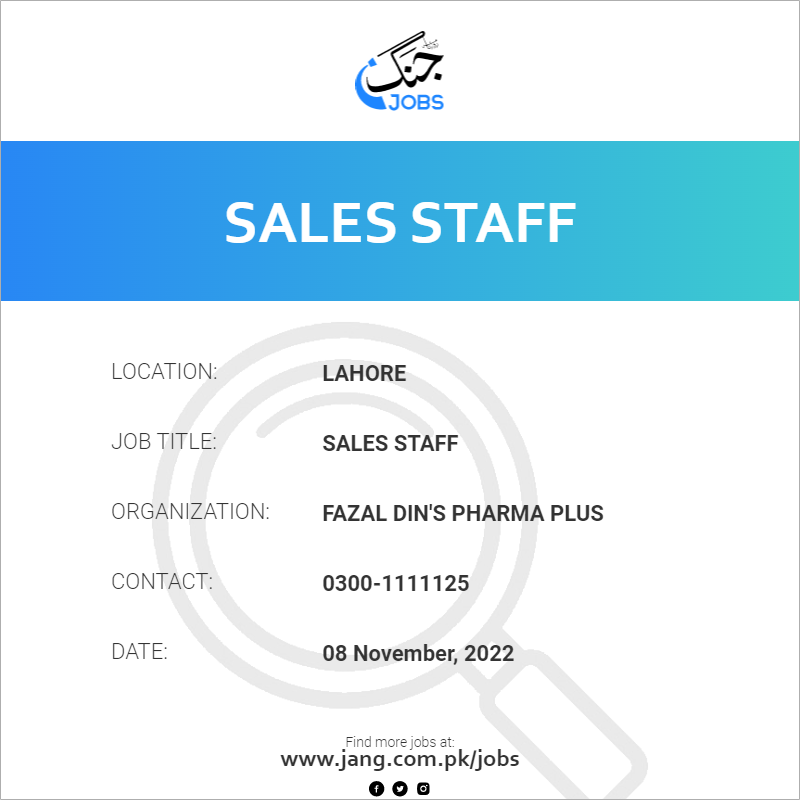 Sales Staff