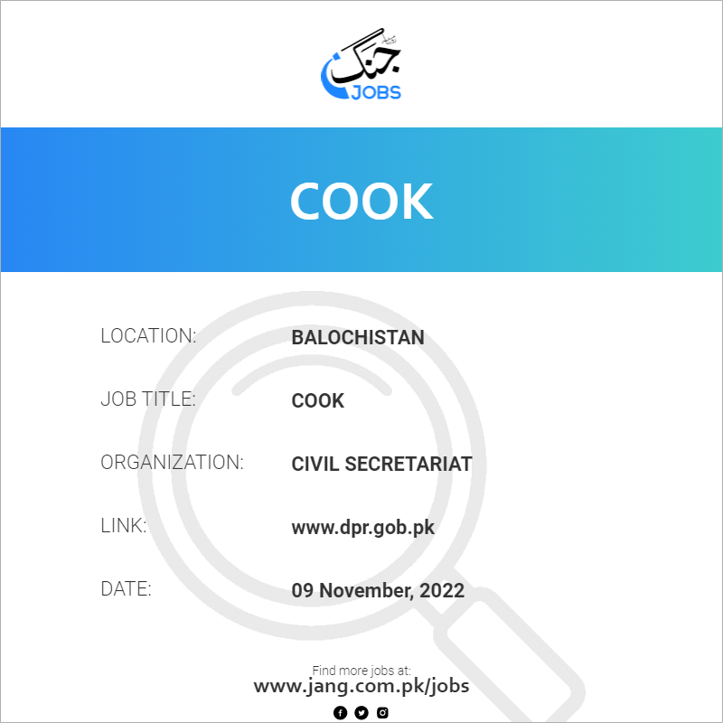 cook-job-civil-secretariat-jobs-in-balochistan-54850