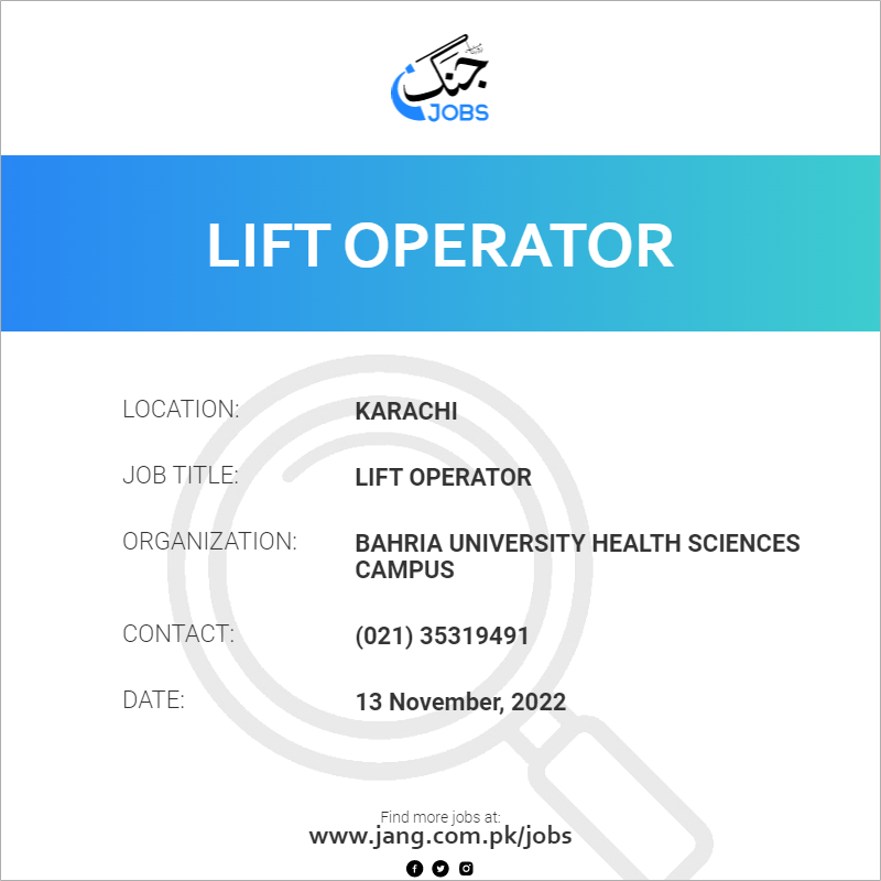 Lift Operator