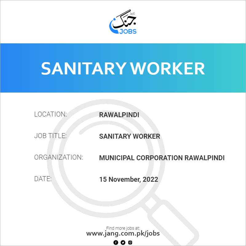 Sanitary Worker