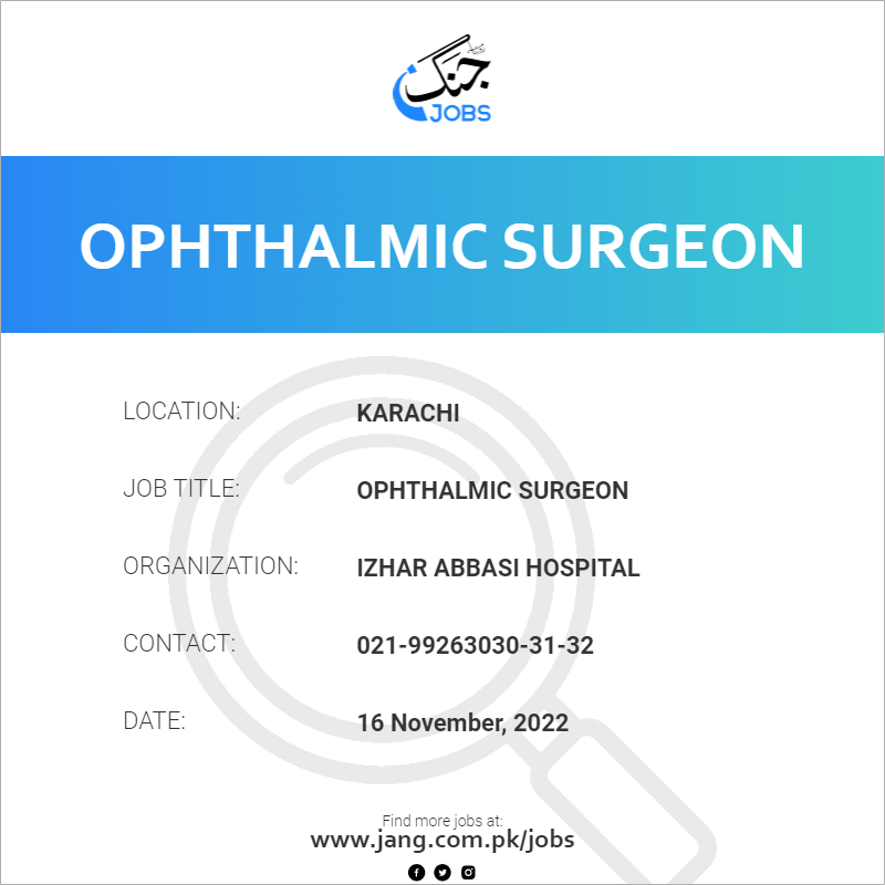 Ophthalmic Surgeon