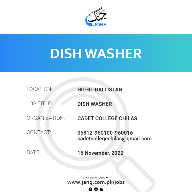 Dish Washer