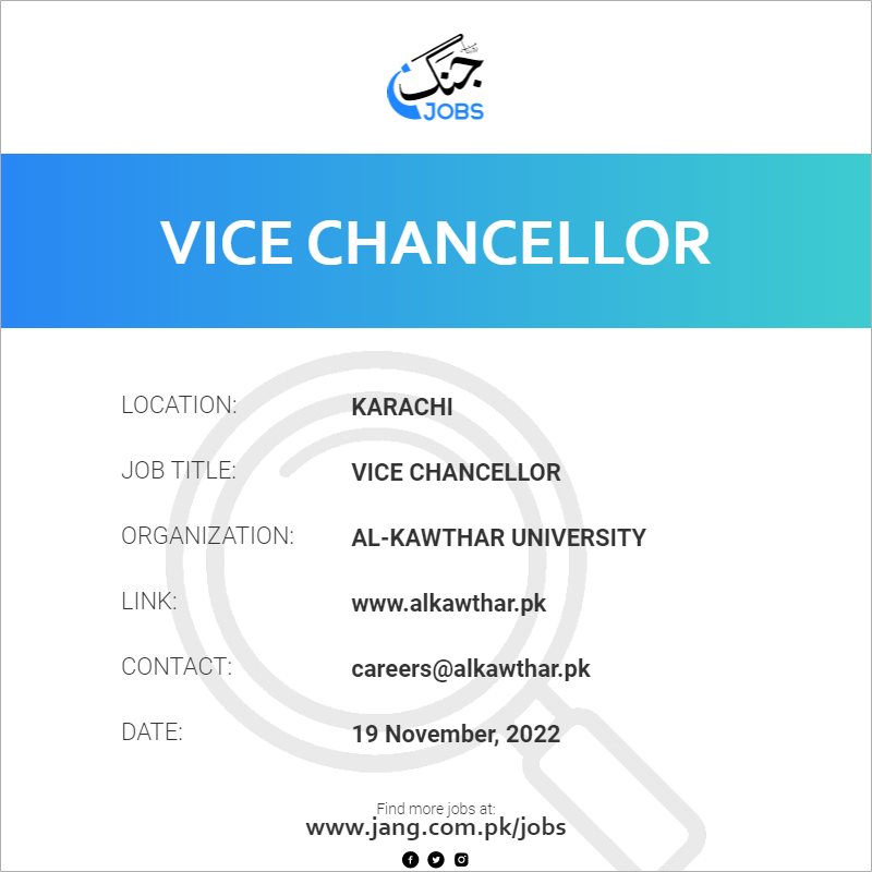 Vice Chancellor