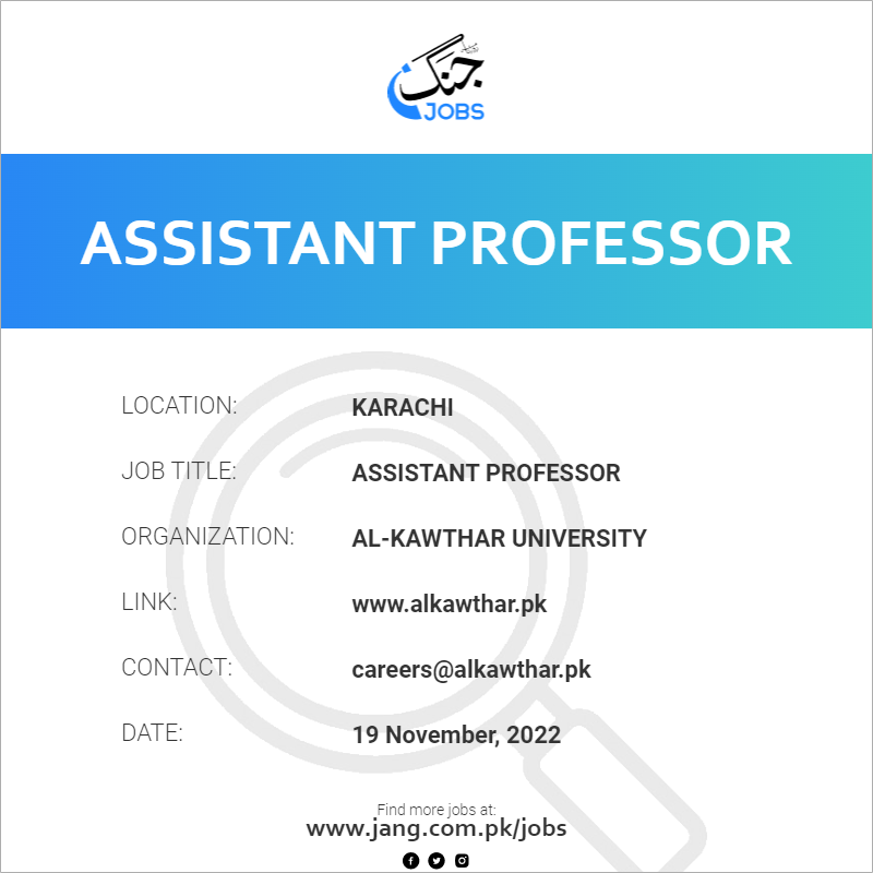 Assistant Professor