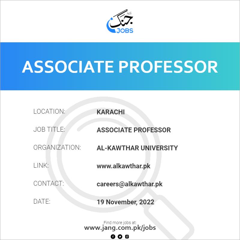 Associate Professor