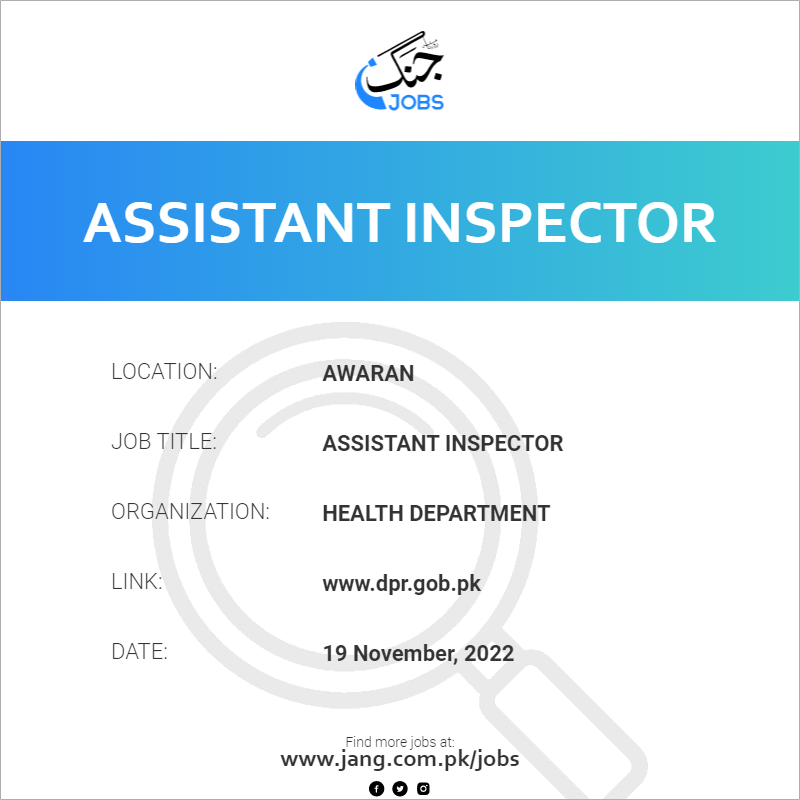 Assistant Inspector