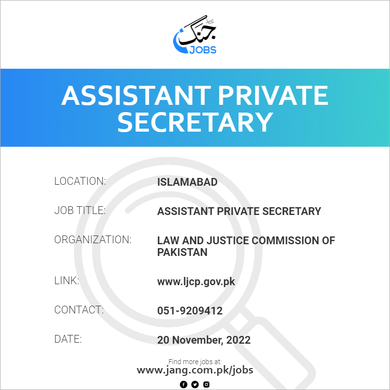 Assistant Private Secretary