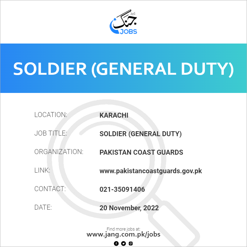Soldier (General Duty)