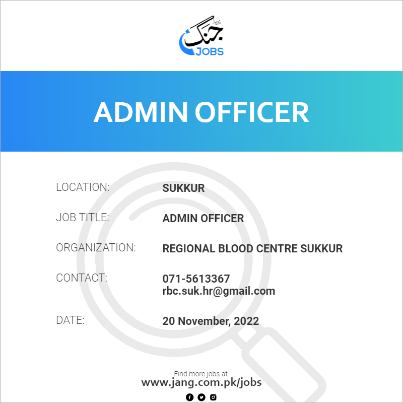 Admin Officer