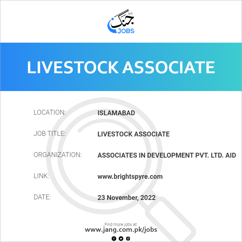 Livestock Associate