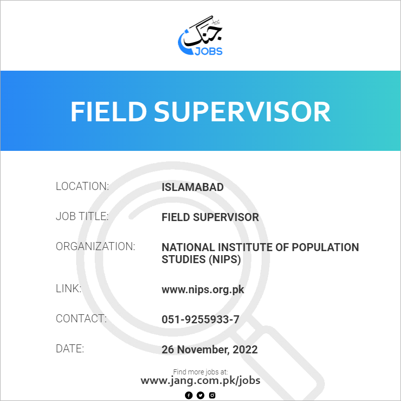 Field Supervisor