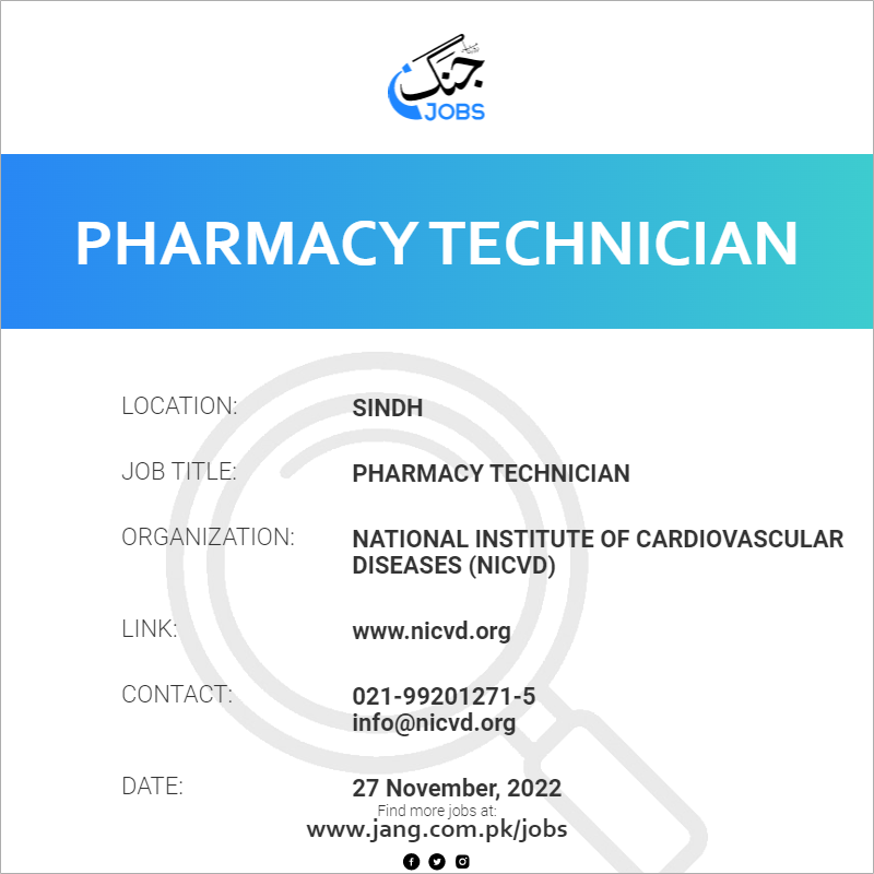 Pharmacy Technician