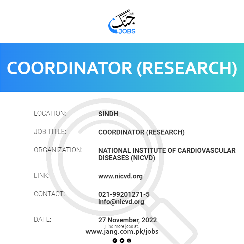 Coordinator (Research)