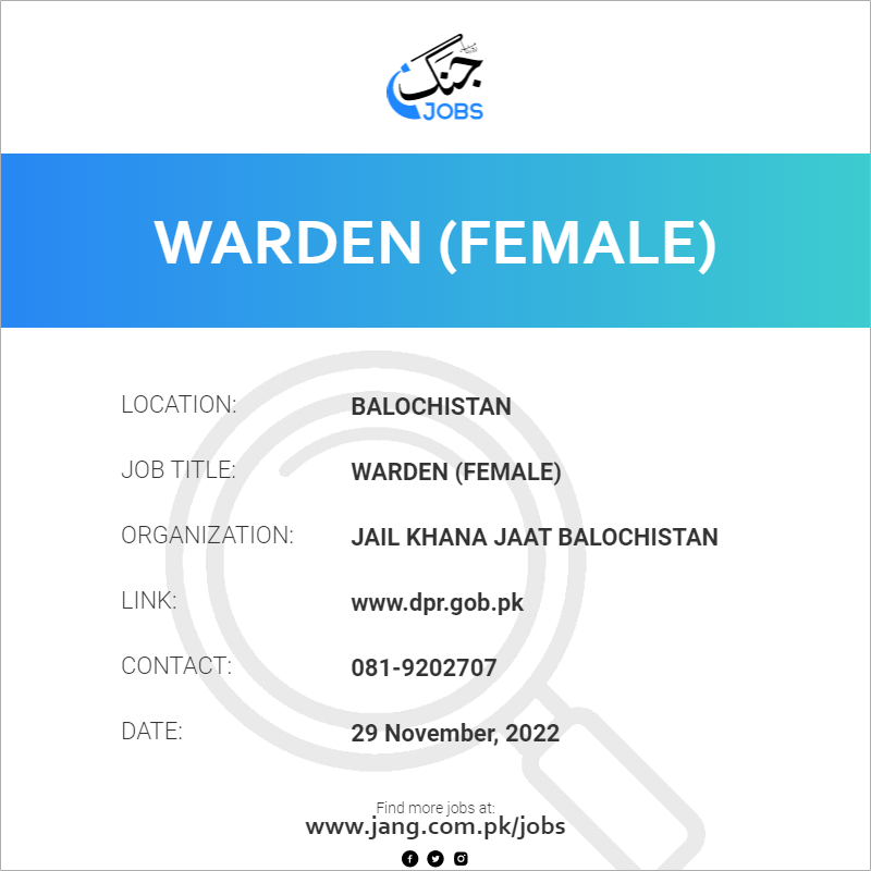 Warden (Female)