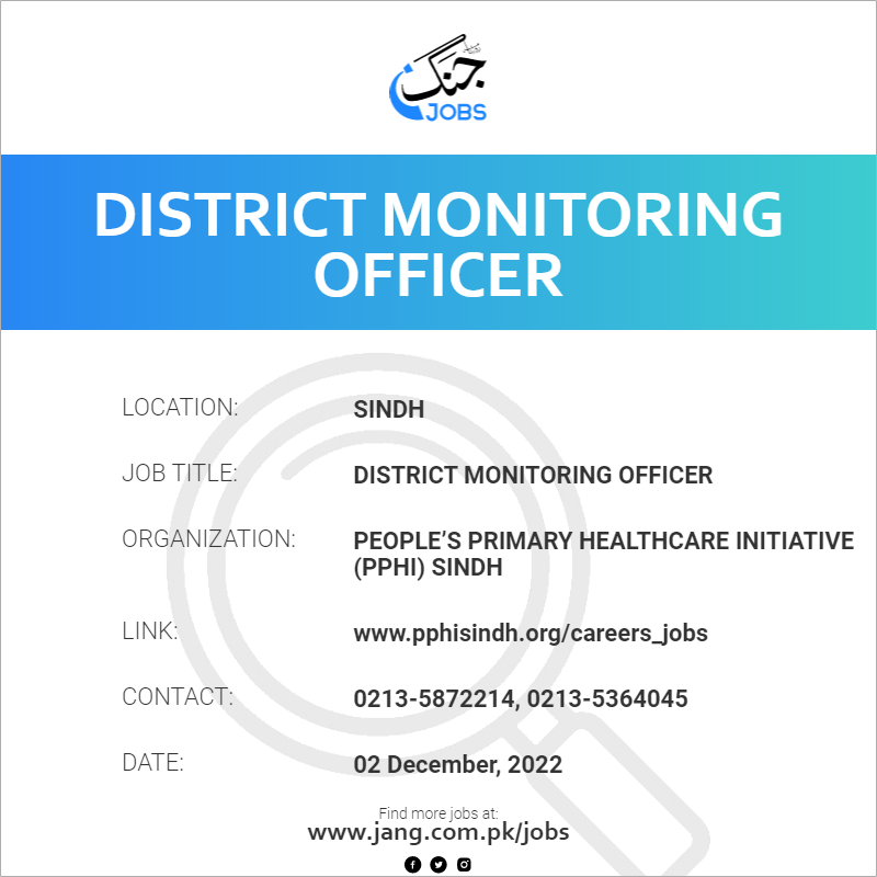 District Monitoring Officer