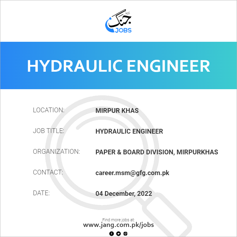 Hydraulic Engineer