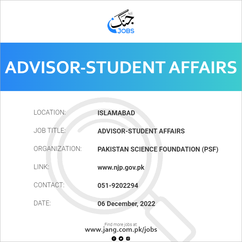 Advisor-Student Affairs