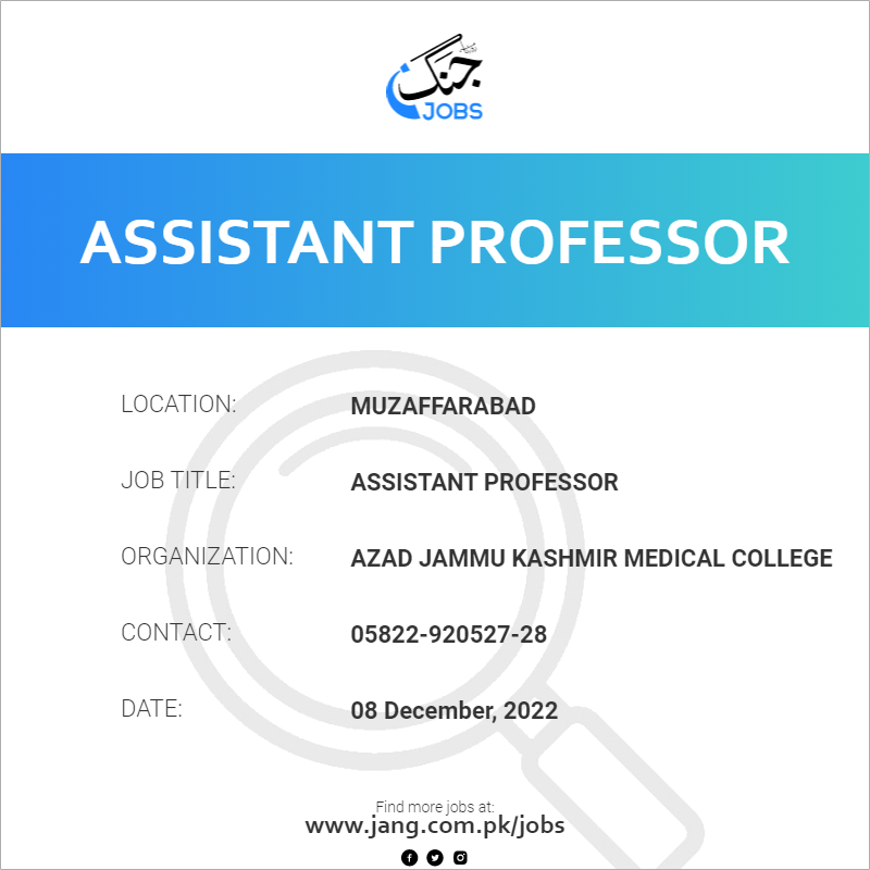 Assistant Professor