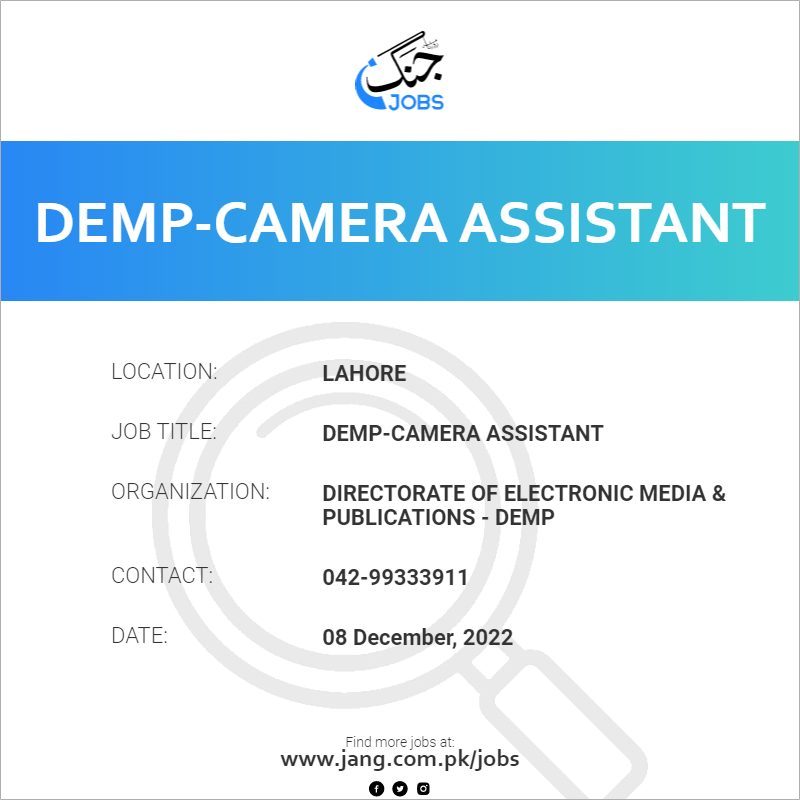 DEMP-Camera Assistant