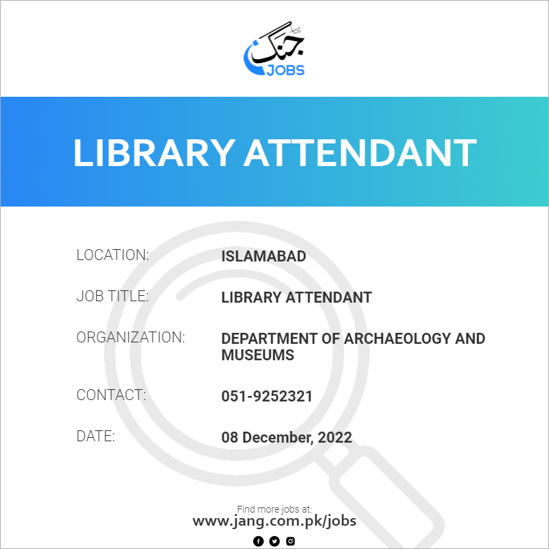 Library Attendant