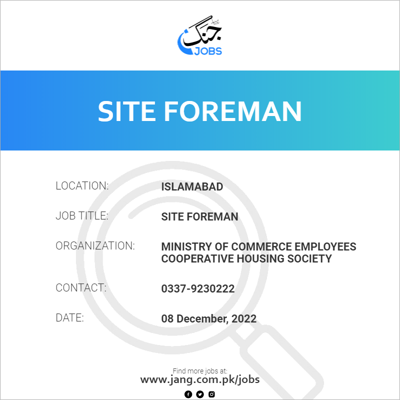 Site Foreman